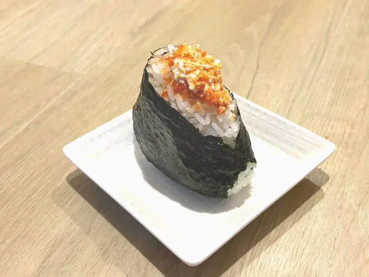 明太子クリームチーズのおむすび